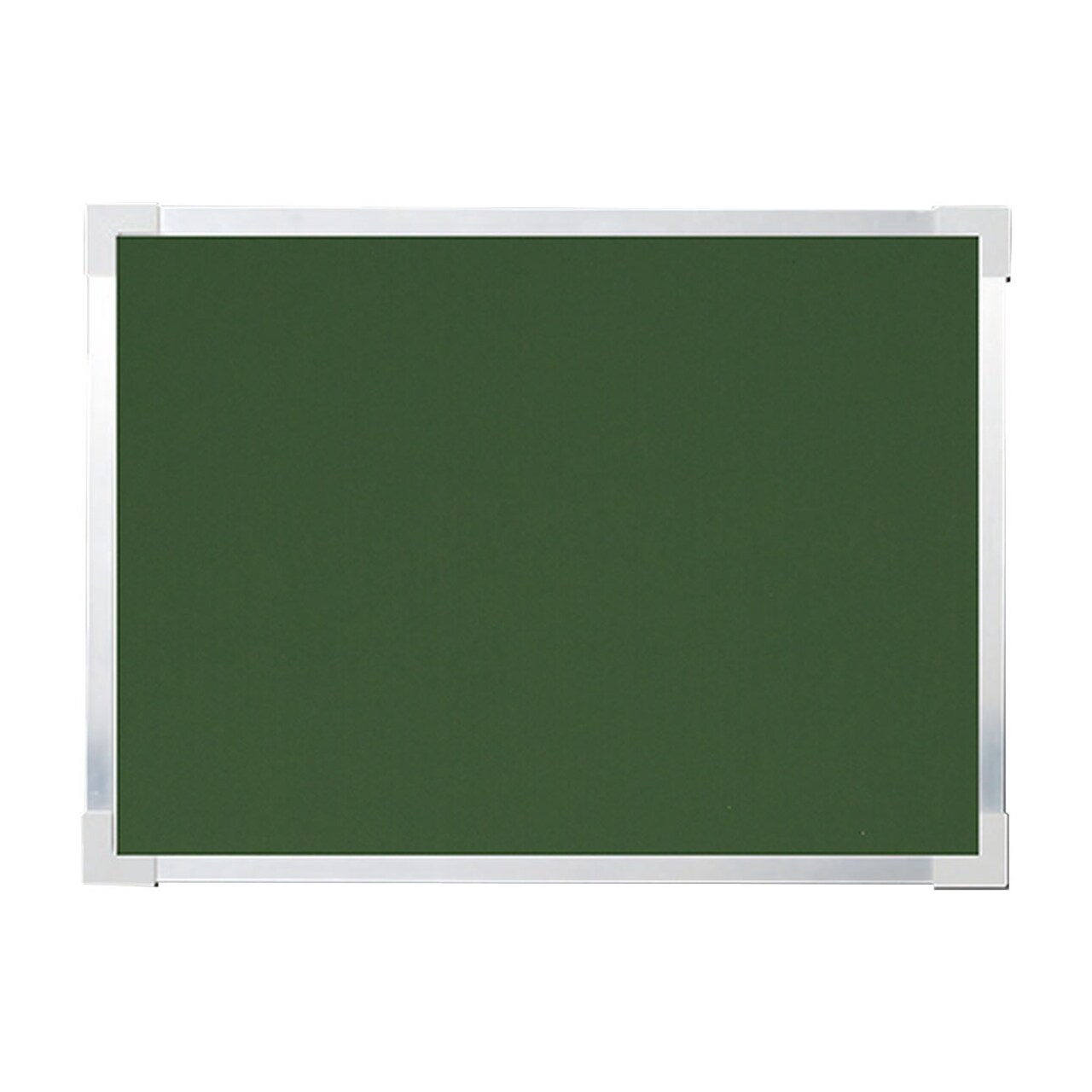Flipside Products Inc 36" X 48" Aluminum Framed Green Chalkboard For Classroom, Office And Home